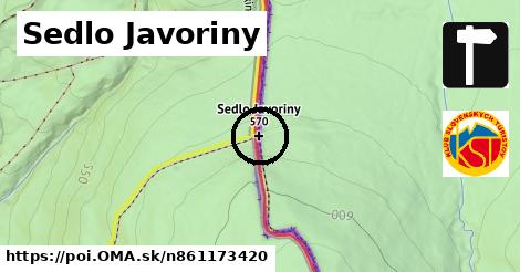 Sedlo Javoriny