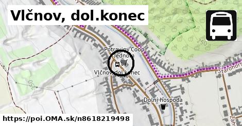 Vlčnov, dol.konec