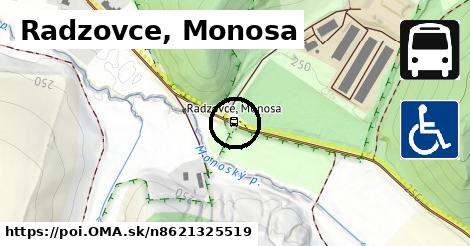 Radzovce, Monosa