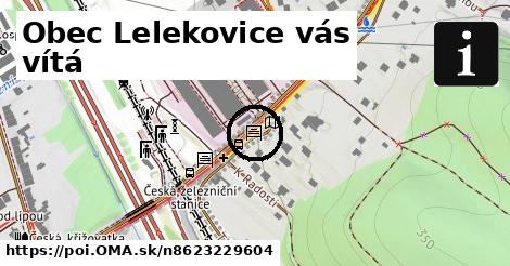 Obec Lelekovice vás vítá