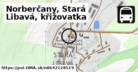 Norberčany, Stará Libavá, křižovatka