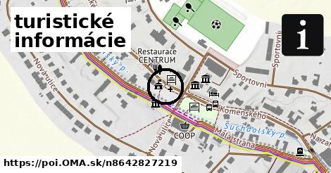 turistické informácie