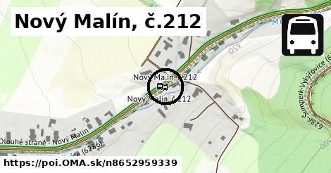 Nový Malín, č.212