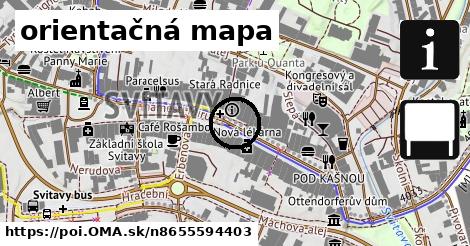 orientačná mapa