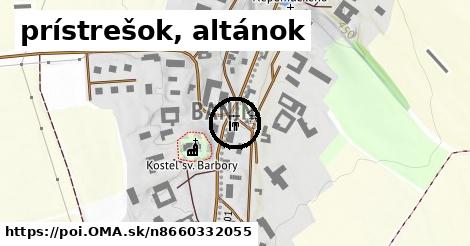 prístrešok, altánok