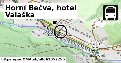 Horní Bečva, hotel Valaška