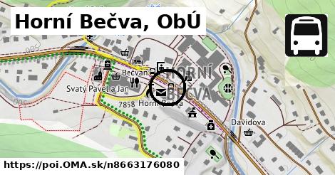 Horní Bečva, ObÚ