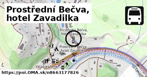 Prostřední Bečva, hotel Zavadilka