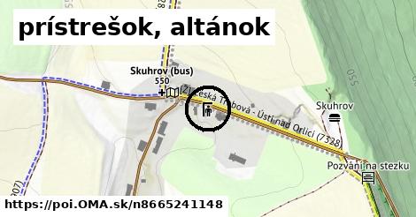 prístrešok, altánok