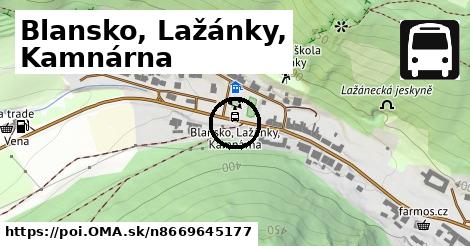 Blansko, Lažánky, Kamnárna