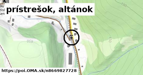 prístrešok, altánok