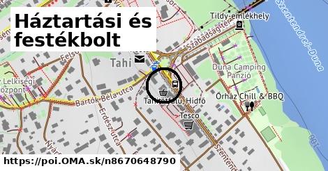 Háztartási és festékbolt