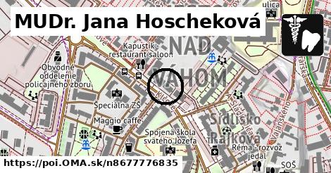 MUDr. Jana Hoscheková