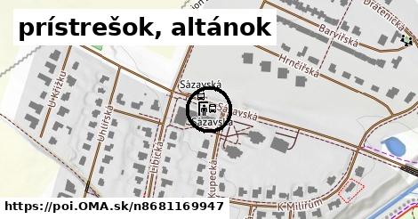 prístrešok, altánok