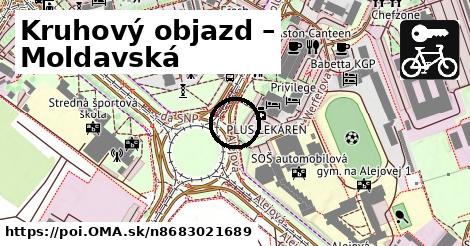 Kruhový objazd – Moldavská