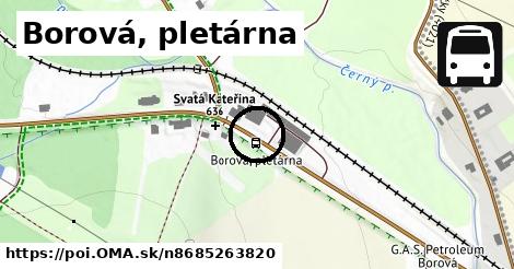 Borová, pletárna