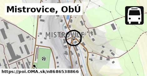 Mistrovice, ObÚ