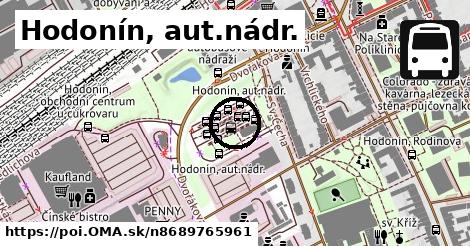 Hodonín, aut.nádr.