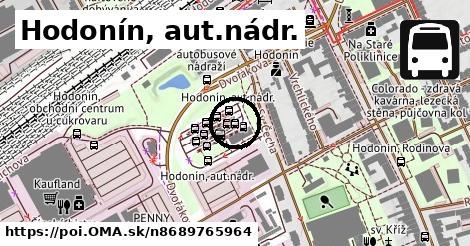 Hodonín, aut.nádr.