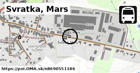 Svratka, Mars