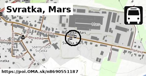 Svratka, Mars