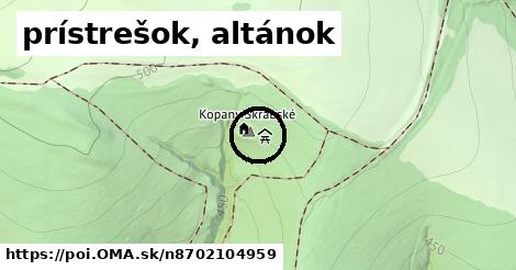 prístrešok, altánok