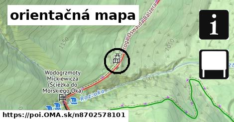 orientačná mapa