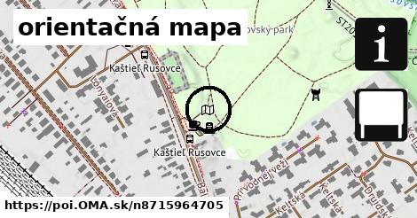 orientačná mapa