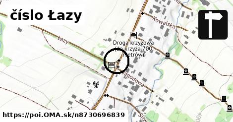 číslo Łazy