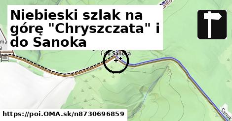 Niebieski szlak na górę "Chryszczata" i do Sanoka