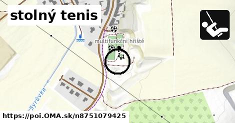 stolný tenis