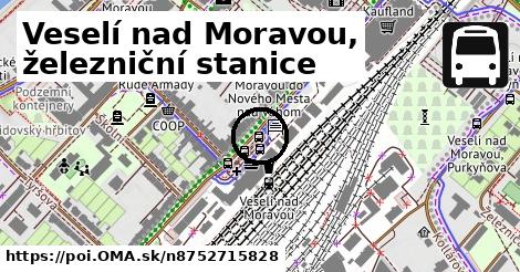 Veselí nad Moravou, železniční stanice