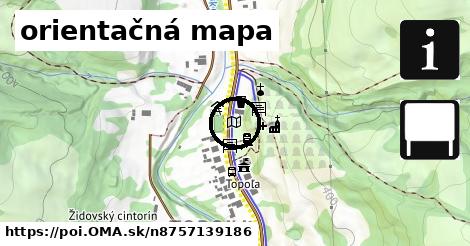 orientačná mapa