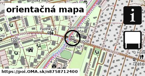 orientačná mapa