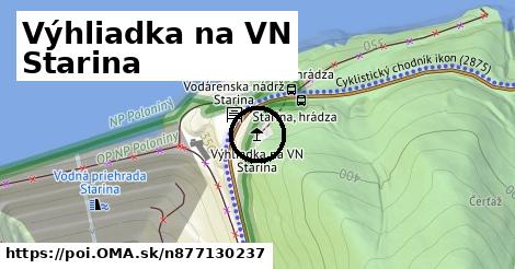 Výhliadka na VN Starina