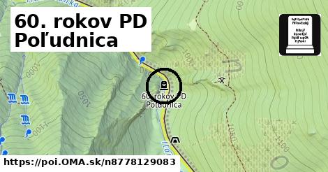 60. rokov PD Poľudnica