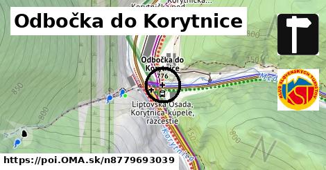 Odbočka do Korytnice