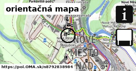 orientačná mapa