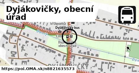 Dyjákovičky, obecní úřad