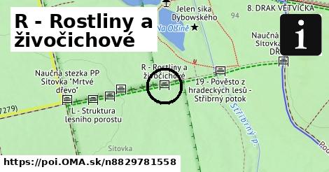 R - Rostliny a živočichové