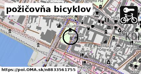 požičovňa bicyklov