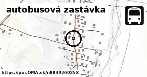 autobusová zastávka