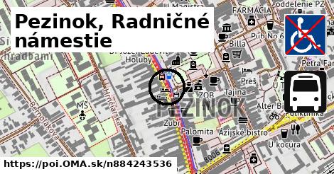 Pezinok, Radničné námestie