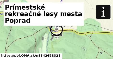 Prímestské rekreačné lesy mesta Poprad