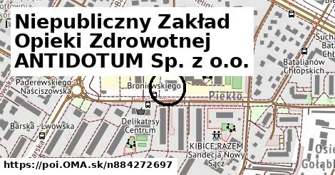 Niepubliczny Zakład Opieki Zdrowotnej ANTIDOTUM Sp. z o.o.