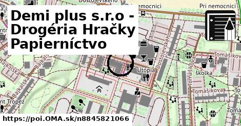 Demi plus s.r.o - Drogéria Hračky Papierníctvo