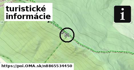 turistické informácie