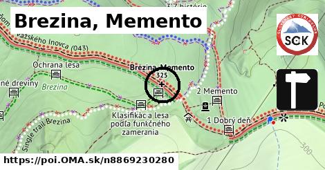 Brezina, Memento