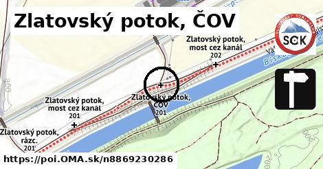 Zlatovský potok, ČOV