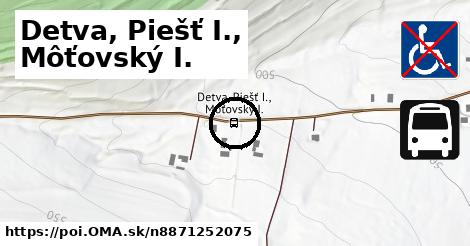 Detva, Piešť I., Môťovský I.